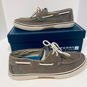 Mens Sperry Top Siders Size 12  Choco/Honey Boat Shoes Slip On NEW